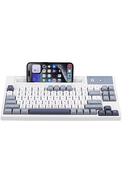 VipDeluXe EPOMAKER DynaTab75 Tablet Yuvalı Kablosuz Oyun Klavyesi 2.4G/USB-C/Bluetooth