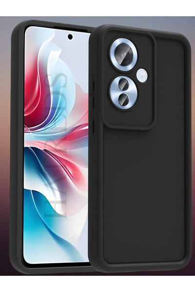 Hatreds Oppo Reno 11F Kılıf Kamera Korumalı Kenar Çıkıntılı Soft Renkli Silik...