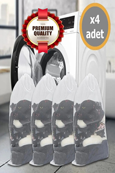MorBebe MorPort 4 Adet Ultra Çamaşır Yıkama Filesi 40x60 Cm (büyük Boy) BEYAZ