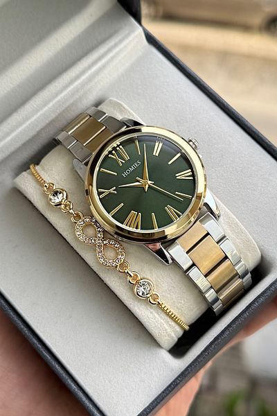 Homies Woman Wristwatch 2 Years Warranty Box and Bracelet