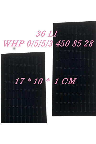 ÇUKUROVA ÜTÜ 36 lü Yüzük Süngeri SİYAH 17 CM X 10 CM X 1 CM