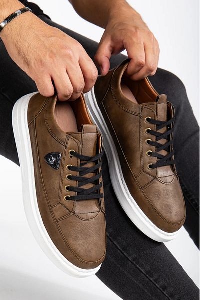 MY GROSS SHOES Men's Daily Flexible Stitched Lightweight Poly Sole Walking Guaranteed Sports Sneaker