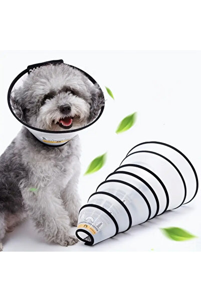 Lady Fify طوق ما بعد الجراحة للقطط والكلاب (مقاس متوسط) (إليزابيث كون)