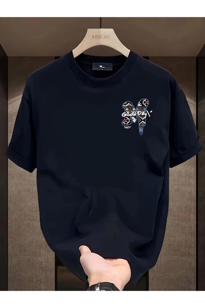 Massgai Unisex Dobar dan Štampano Oversize kroj 100% pamuk T-shirt
