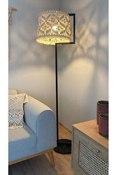 SuMavisi Makrome Bohem Sarkıt El Yapımı Avize