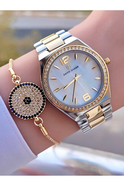 DAVID GUNER Kadın Kol Saati Ve Hediye Bileklik