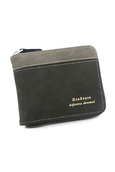 ETG Men's Wallet Short Wallet Card Bag Certificate Bag 11.5*9.5*2.5cm