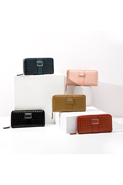 ETG Women's Diamond Pattern Long Wallet 19.5*10*2.5cm