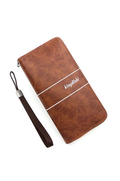 ETG Men's Large Capacity Long Wallet Handbag 20*10*3CM
