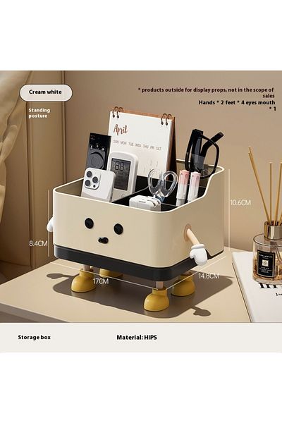 Szkoy C Desktop Storage Box Living Room Remote Control Miscellaneous Organizing Box Office Dormitory Stat.