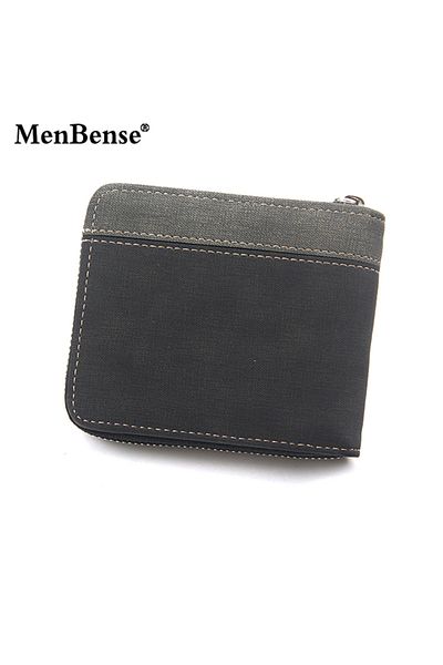 ETG Men's Wallet Short Wallet Card Bag Certificate Bag 11.5*9.5*2.5cm