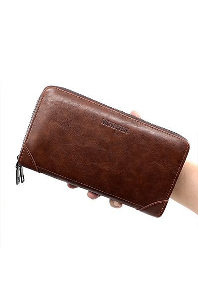 ETG Men's Wallet Long Wallet Card Bag Certificate Bag 20*11.5*5cm