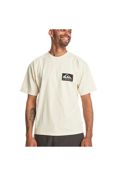 Quiksilver Back Flash Ss Erkek Bej Günlük Stil T-shirt Eqyzt07605-11492
