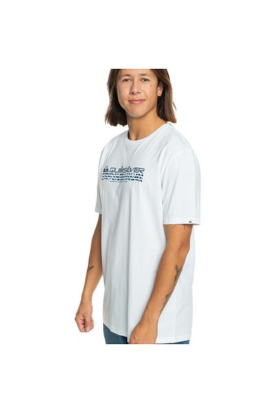Quiksilver Ανδρικό λευκό μπλουζάκι Omni Fill Ανδρικό μπλουζάκι Eqyzt07664