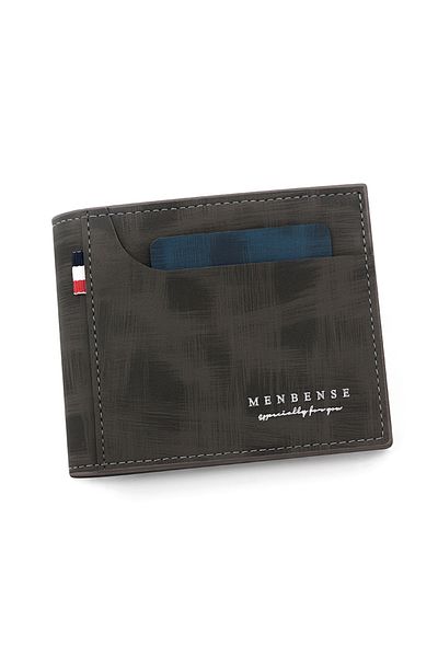 ETG Business Men's Wallet Short Wallet Card Holder Document Bag 12*9.5*2cm