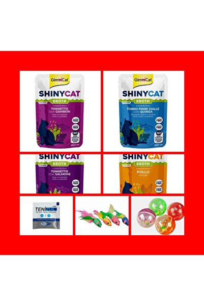 Gimcat ASVET GİMCAT SHINYCAT YENİ POUCH 4 FARKLI LEZZET