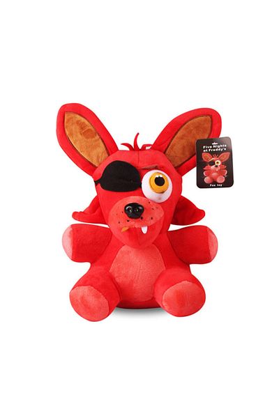 Choice Red FNAF Stuffed Plush Toys Freddy Fazbear Bear Foxy Rabbit Bonnie Chica Peluche Juguetes 5 Nights A