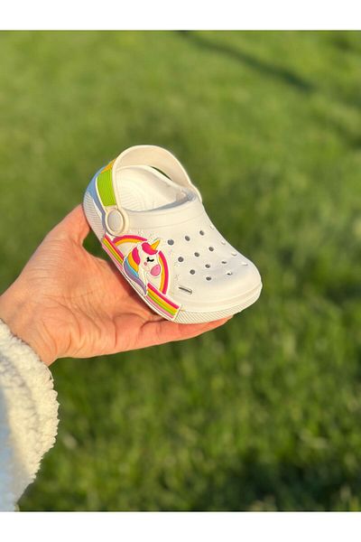 Bold Boutique Figured Children's Slippers, Sea Pool Slippers, Beach Slippers, Kindergarten Slippers, Non-Slip Sole