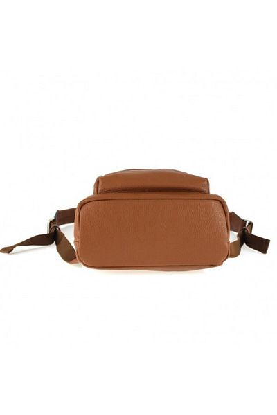 delis Women's backpack Zina, p, genuine leather, Brown