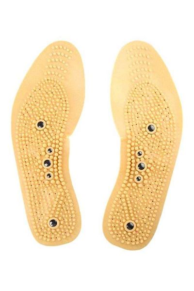Generic Bluelans Magnetic Feet Massage Insoles Yellow