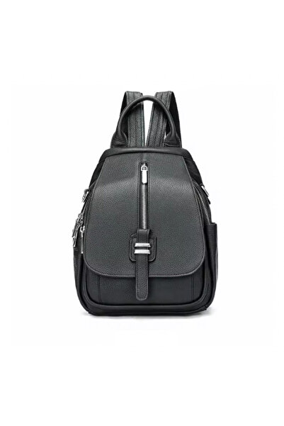 delis Rucsac De Dama, Soraya Gt2739, Piele Naturala, Negru