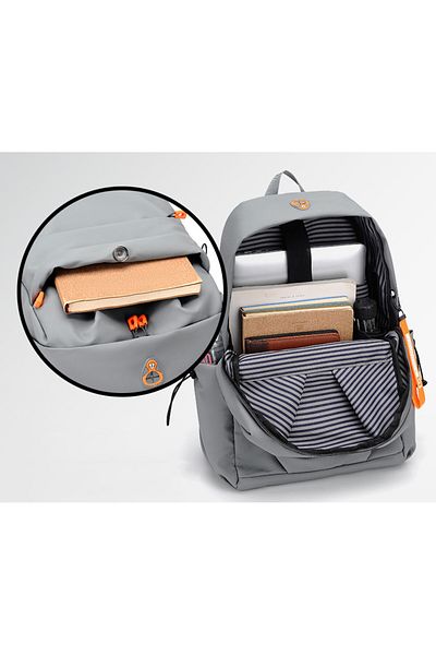 delis Unisex Backpack, Andreas Gt2086, Black