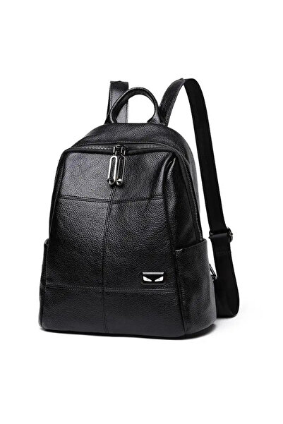 delis Rucsac Dama, Beyza Gt2028, Piele Naturala, Negru