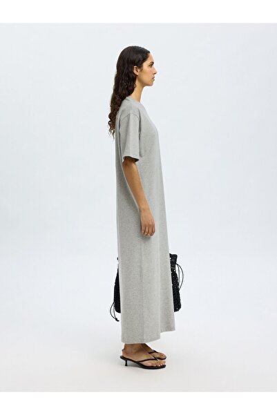 Selected Femme Kleid mit kurzen rmeln Maxi