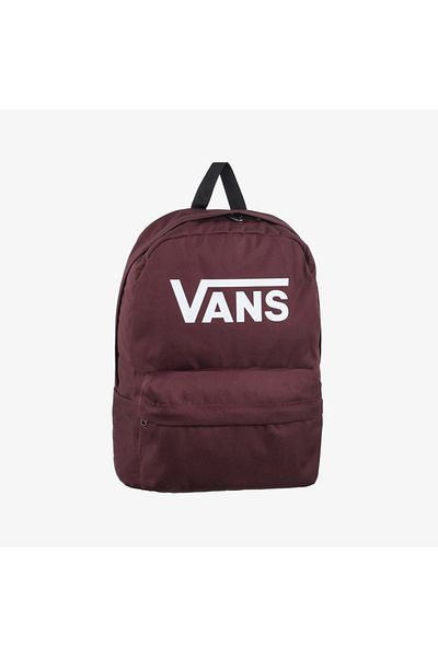Vans Unisex klaretový červený batoh Old Skool Print