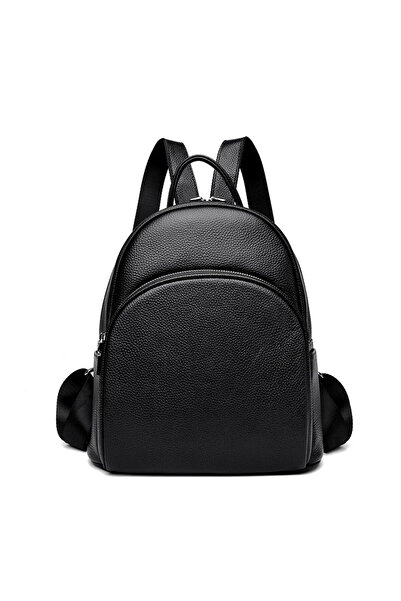 delis Rucsac Dama , Alianor Gt2558, Piele Naturala, Negru