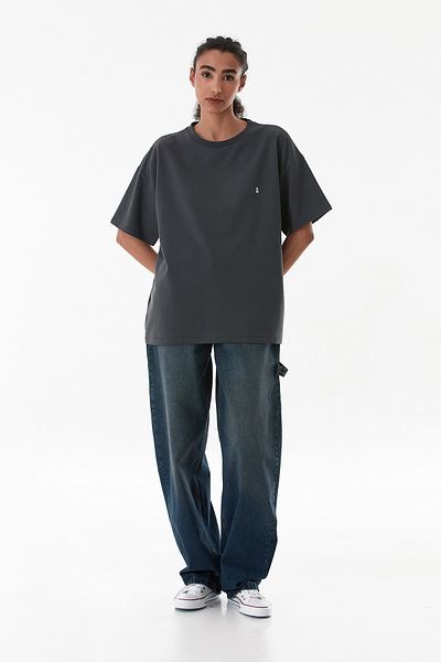 Fulla Moda Μπλουζάκι Oversize με λεπτομέρεια αρκουδάκι