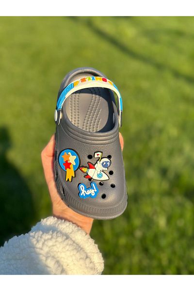 Bold Boutique Figured Children's Slippers, Sea Pool Slippers, Beach Slippers, Kindergarten Slippers, Non-Slip Sole