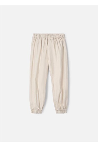 MAYORAL Girl's Loose Jogger Trousers Cream 3556