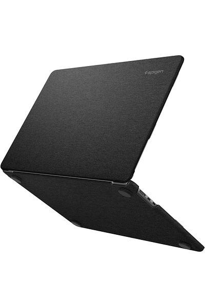 Spigen Urban Fit for MacBook Air 15 inch M4 (2025) / M3 / M2 Premium Fabric Hard Shell Cover - Black