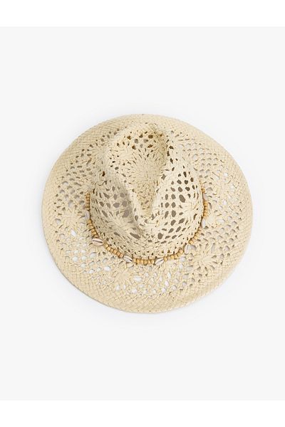 Koton Straw Fedora Hat