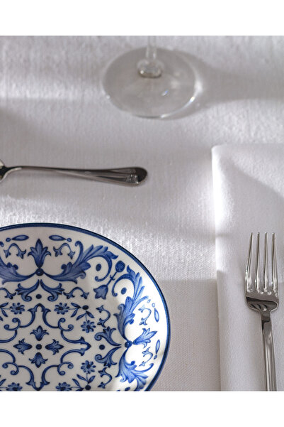 Madame Coco Reve Bleu Serenity Dinner Plate - 20 cm - Blue/White