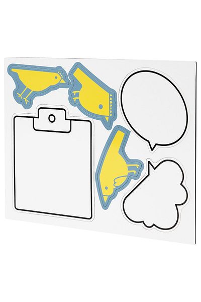 IKEA BÖNSYRSA 6-piece magnet set