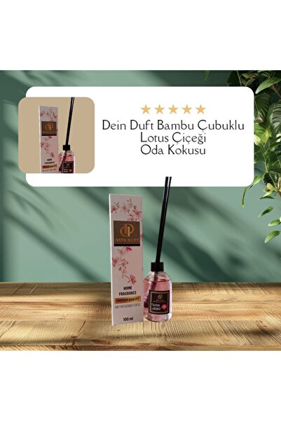 MULTİSEPT Dei̇n Duft Bambu Çubuklu Lotus Çi̇çeği̇ Oda Kokusu 100 Ml