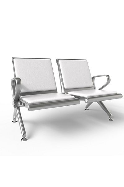Mahmayi HF 2-Seater Outdoor Bench with Cushions- White