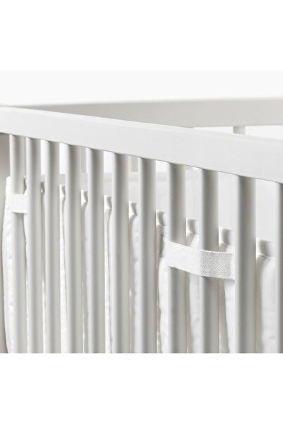 IKEA LEN Bumper pad, white, 60 x 120 cm