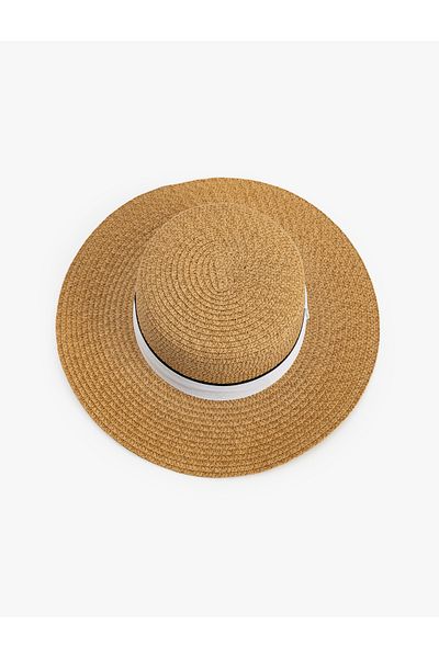Koton Straw Hat with Band Detail