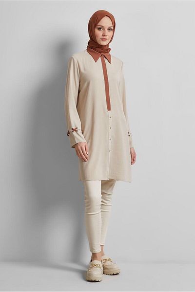 Alvina Shirt Collar Tunic 45354