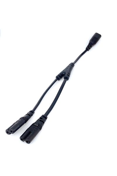 Choice سلك طاقة تيار متردد مقسم آخر من نوع C8-2-c7 Iec320 C14 C8 إلى 2x C7 C5 C13 Y، IEC Figure 8 ذكر إلى 2 أنثى 1 I