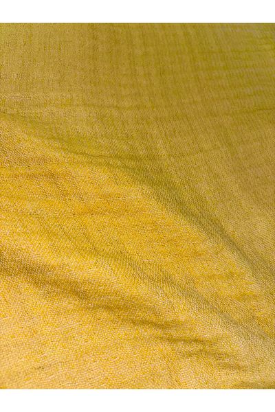 Explore Home Allegra Double Cotton Muslin Bedspread - Yellow