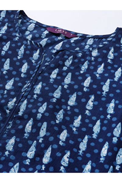 Libas By Styli All-Over Print Kurta and Palazzo with Printed Dupatta Set