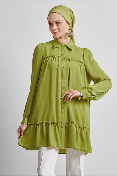 Alvina Shirt Collar Tunic 45351
