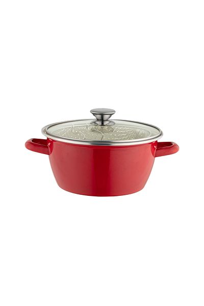 Madame Coco Salentino Frying Pan - Red - 22 cm