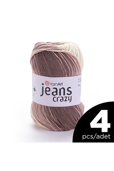 Yarnart Ebrüllü Jeans 8201 Model - 4 Pieces