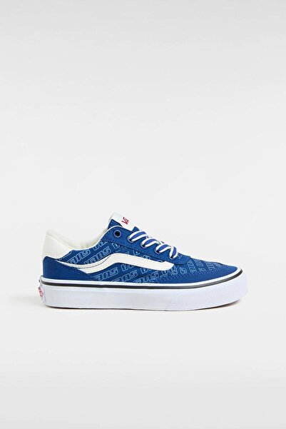 Vans Modré chlapčenské tenisky Brooklyn Ls