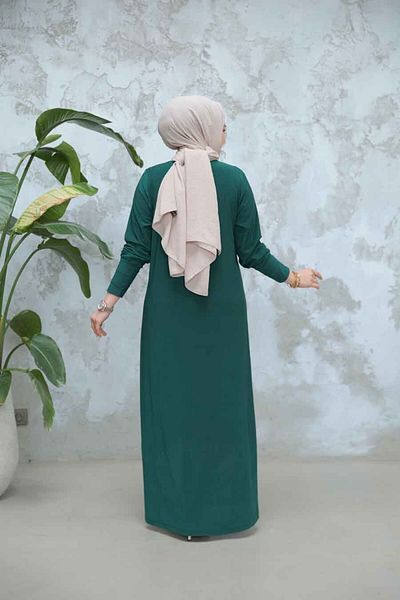 Neva Style Emerald Green Beaded Dress 9345Zy